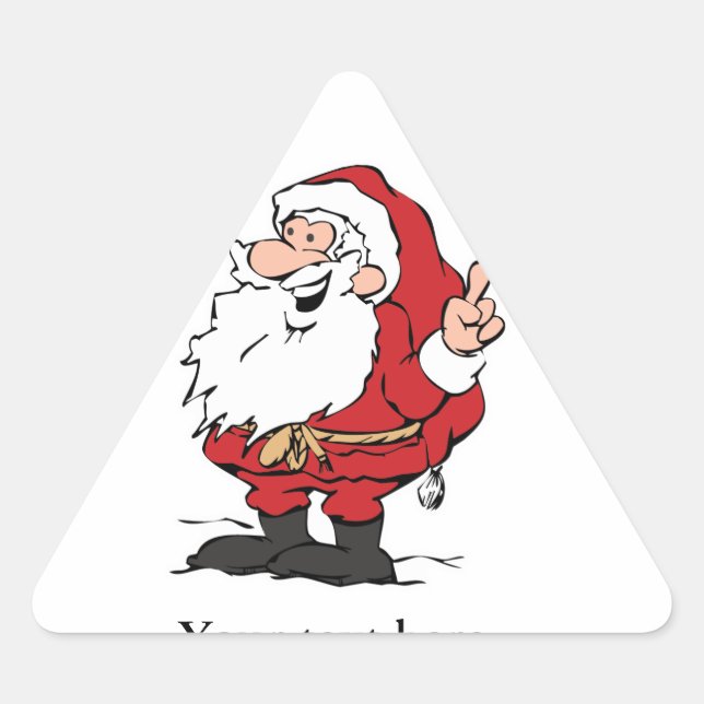 Autocollant père Noël (Devant)
