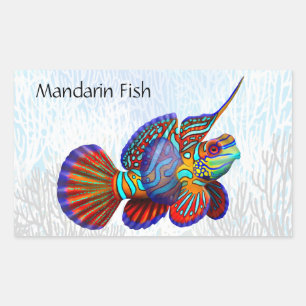 Autocollant personnalisable de poissons de