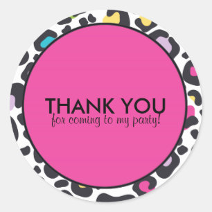 Autocollant personnalisable   Empreinte de léopard