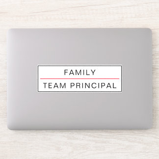 Autocollant personnalisable principal de l'équipe