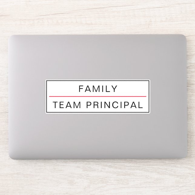 Autocollant personnalisable principal de l'équipe (Ordinateur)