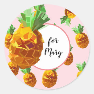 Autocollant personnalisé ananas