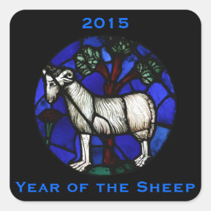 Autocollant personnalisé Aries Sheep Ram Zodiac An