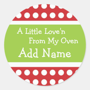 Autocollant personnalisé de Love'n de Noël