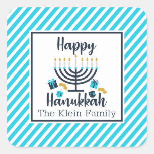 Autocollant personnalisé Hanukkah