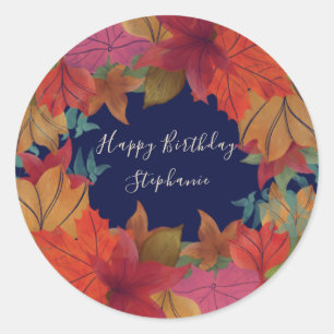 Autocollant personnalisé Happy Birthday