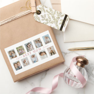 Autocollant personnalisé Meilleure Maman Cadeau