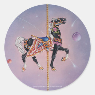 Autocollant - Petaluma Carousel Horse 2