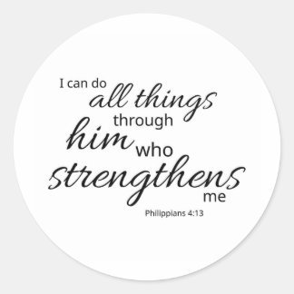 Autocollant Philippiens 4:13