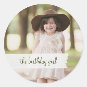 Autocollant photo personnalisable