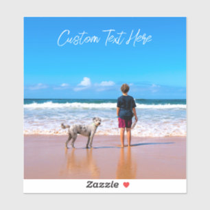 Autocollant photo personnalisé avec vos photos et