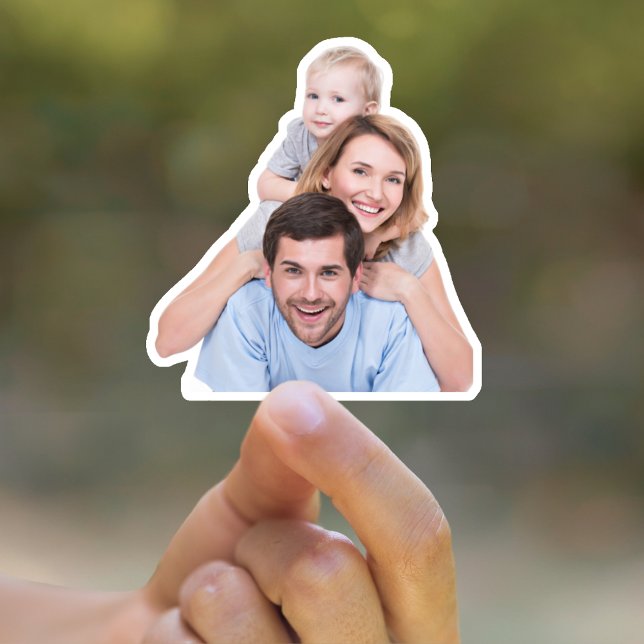 Autocollant photo personnalisé Sticker photo perso (Créateur téléchargé)