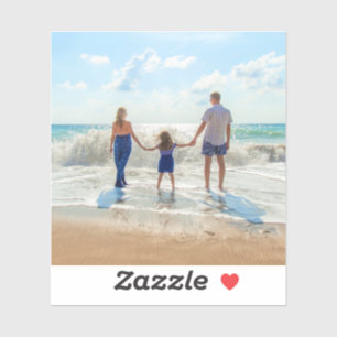 Autocollant photo personnalisé Votre cadeau photo
