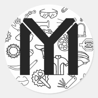 Autocollant pièce cycliste