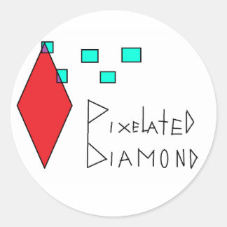autocollant pixélisé