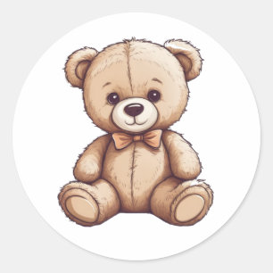 autocollant poupée en peluche
