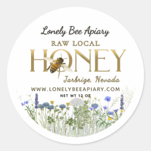 Autocollant pour abeille volante Fleurs sauvages d