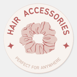 Autocollant pour accessoires pour cheveux
