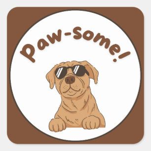 Autocollant pour amateur de chiens vintage maman