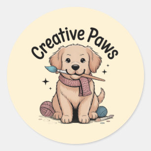 Autocollant pour amateur de fil et de peinture de