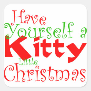 Autocollant pour animaux de compagnie de Noël Kitt