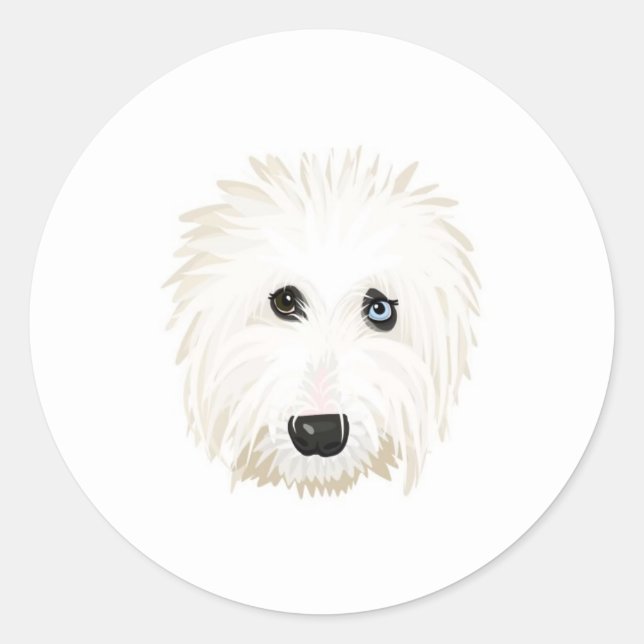 Autocollant pour chien de garde anglais (Devant)