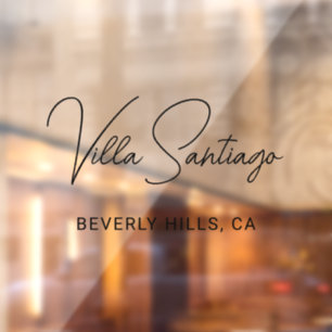 AUTOCOLLANT POUR FENÊTRE 