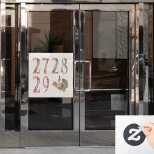 Autocollant Pour Fenêtre 27 28 29 Dinde Partage communautaire des bénédic
