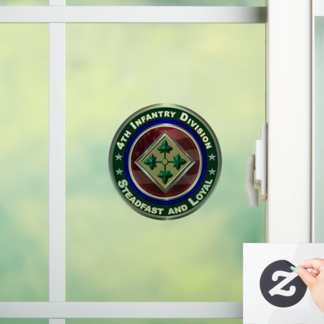 Autocollant Pour Fenêtre 4e division d'infanterie (Maison)