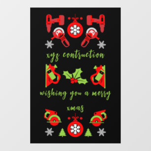 Autocollant Pour Fenêtre Accueil Amélioration Cadeaux de Noël
