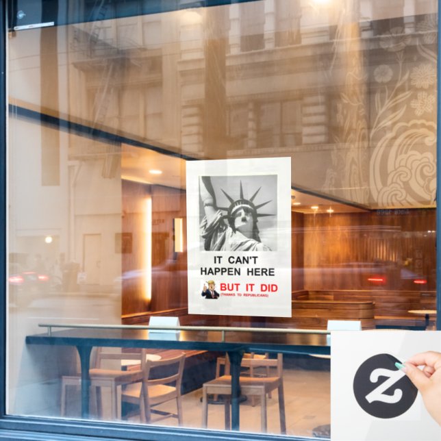 AUTOCOLLANT POUR FENÊTRE ACLU (Fenêtre de café)