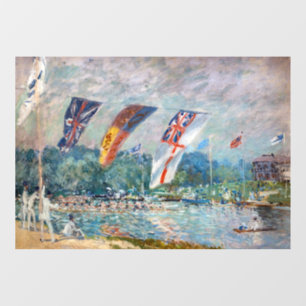 Autocollant Pour Fenêtre Alfred Sisley - Régates à Molesey
