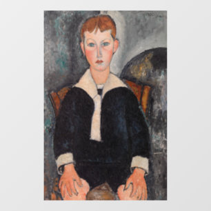 Autocollant Pour Fenêtre Amedeo Modigliani - Garçon en Sailor