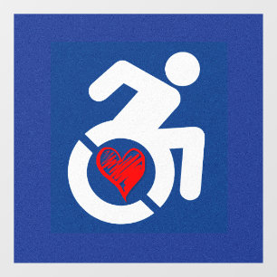 Autocollant Pour Fenêtre Amour Handicap