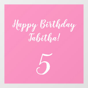 Autocollant Pour Fenêtre Anniversaire personnalisé