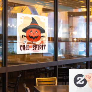 Autocollant Pour Fenêtre Appel de l'Esprit d'Halloween