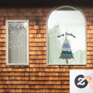 Autocollant Pour Fenêtre Arbre de Noël Sweather Merveilleux