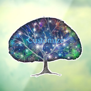 Autocollant Pour Fenêtre Arbre tourbillonnant Thunder_Cove
