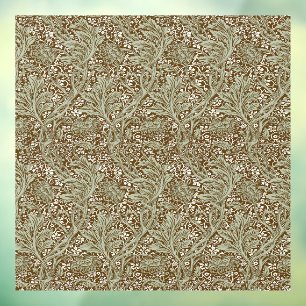 Autocollant Pour Fenêtre Arcadia de William Morris vintage entièrement tran