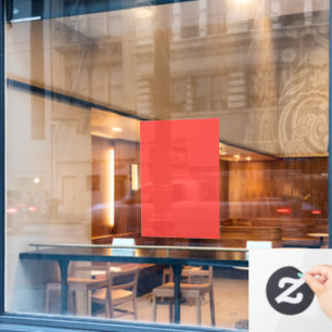 Autocollant Pour Fenêtre Arrière - plan rouge gras