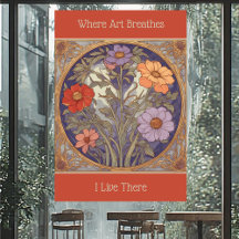 Art Nouveau Floral Fall Spring Where Art Breathes 