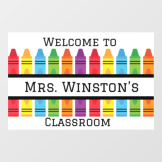 Autocollant Pour Fenêtre Autocollant de fenêtre de classe personnalisable e