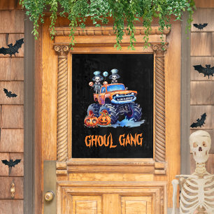 Autocollant Pour Fenêtre Autocollant de fenêtre Halloween effrayant Gang de