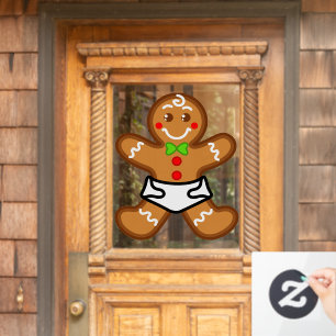 Autocollant Pour Fenêtre Baby Gingerpain doux XmaS