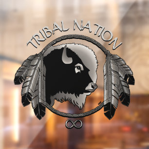 Autocollant Pour Fenêtre Bison Decal Custom Tribal Wildlife Window Clin