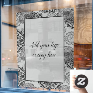 Autocollant Pour Fenêtre Boho Warm Grays Mandalas Clou Fenêtre