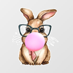 Autocollant Pour Fenêtre Bubblegum Bunny