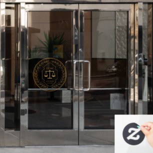 Autocollant Pour Fenêtre Cabinet de droit sur mesure 