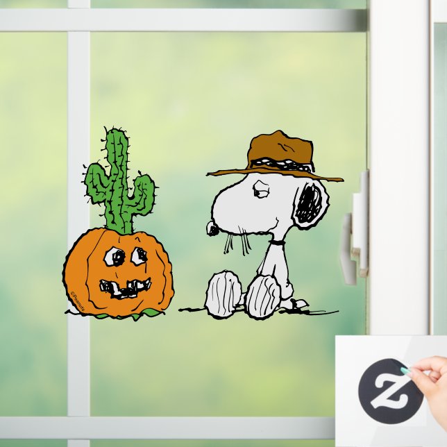 Autocollant Pour Fenêtre cacahuètes | Halloween du désert de Spike (Maison)