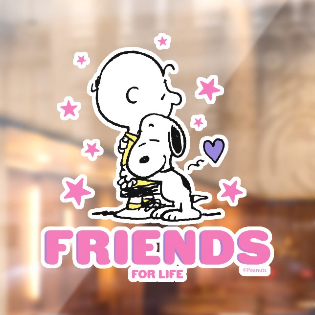 Autocollant Pour Fenêtre cacahuètes | Saint Valentin | Amis De La Vie (Feuille 2)